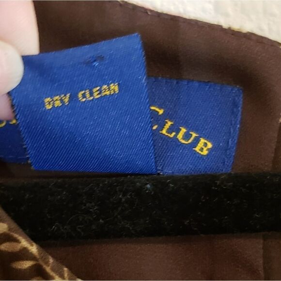 14 Charter Club sleeveless blouse button back - Picture 5 of 6